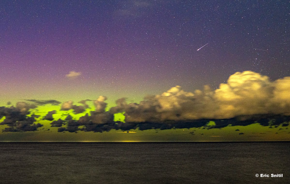 GOTCHA! With the prospect of the northern lights syncing up with the Perseid meteor shower, my goal this weekend was to capture both in the same shot. Mission accomplished.