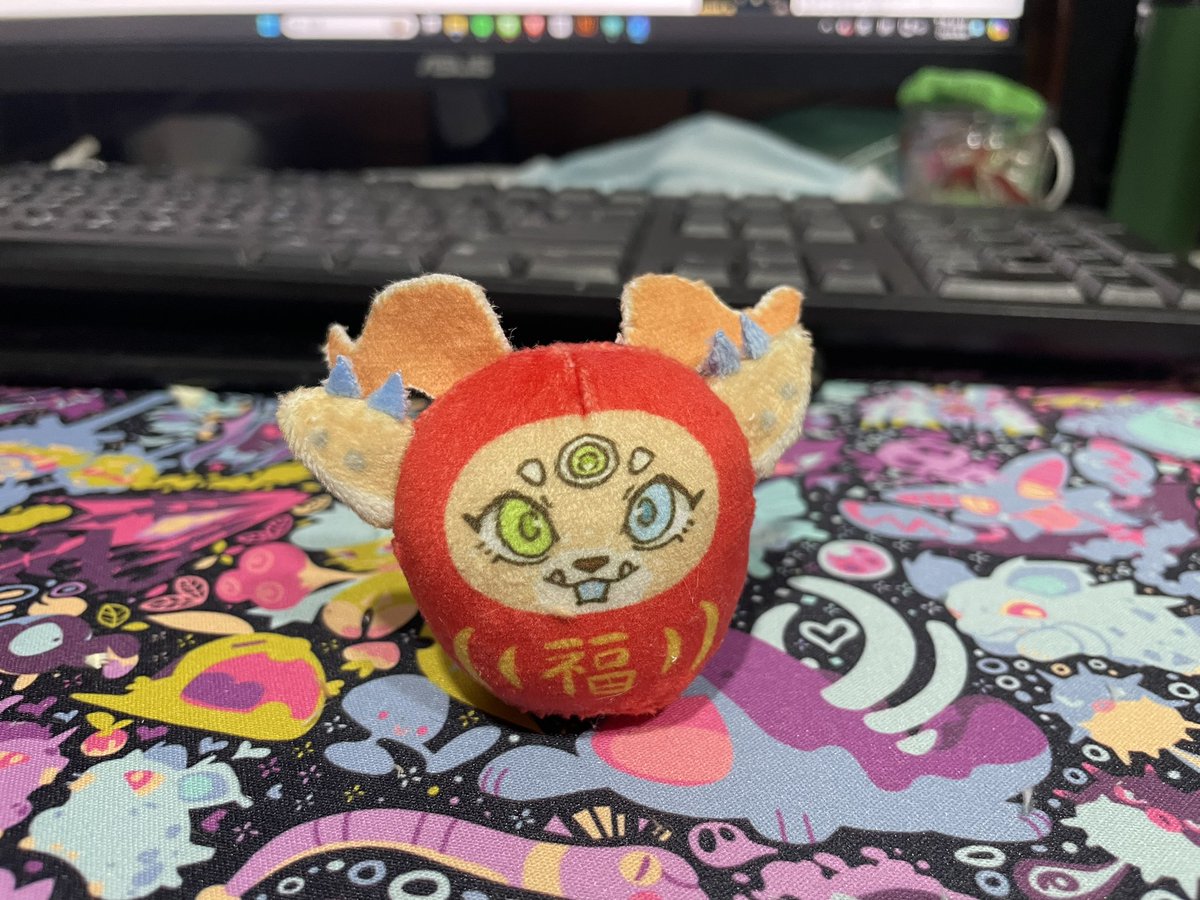 WildfrogPlush's tweet photo. 達摩球球 https://t.co/ztPSlFKf0W
