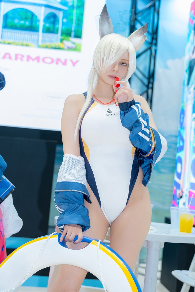 F*w様 ブルアカ　水着カンナ　コスプレ 2024.08.11 event：コミックマーケット104 cos：ブルーアーカイブ