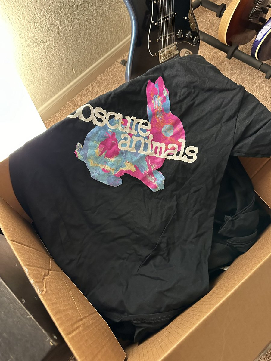 Obscure_animals's tweet image. Gonna finally get these shirts up on our bandcamp for sale by tomorrow night