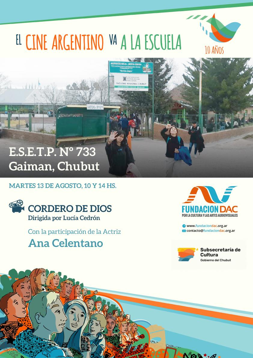 🚗 Atención! Llegó el momento de tomar la ruta con rumbo sur! Esta semana tenemos funciones en ciudades de Chubut, como #Trelew #Dolavon y #Gaiman. En esta oportunidad nos acompaña la actriz #AnaCelentano y la película que proyectaremos es Cordero de Dios de Lucía Cedrón. 📽️