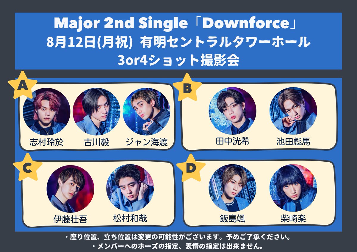 Major 2nd Single「Downforce」 特典会＠有明セントラルタワーホール