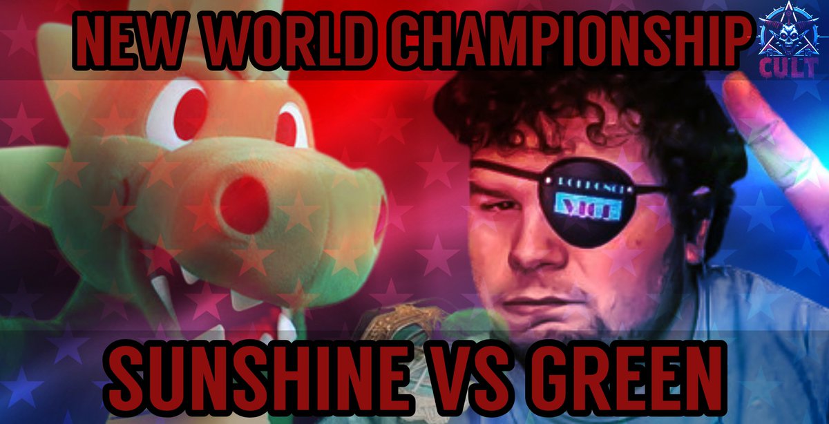 CultWrestle's tweet image. Can @BarneyGreen84 do the impossible and slay @SunDragonFun to capture the New World Championship?!
