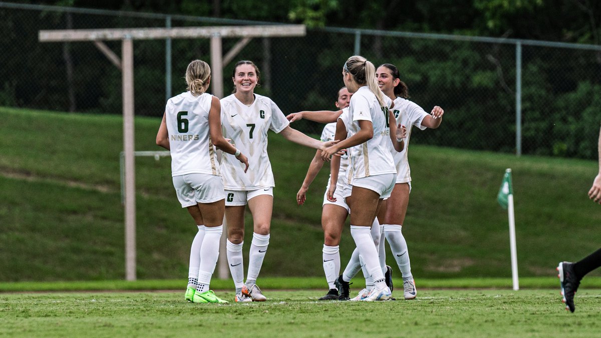 Charlotte Women's Soccer (@charlottewsoc) on Twitter photo We add one more in the second half from <a href="/PaytonPatrick7/">Payton Patrick</a> for a 3-0 final!
We're back on Thursday for the regular season opener against UNCW at 7⃣
#AllOutAllIn | #GoldStandard⛏️ We add one more in the second half from <a href="/PaytonPatrick7/">Payton Patrick</a> for a 3-0 final!
We're back on Thursday for the regular season opener against UNCW at 7⃣
#AllOutAllIn | #GoldStandard⛏️