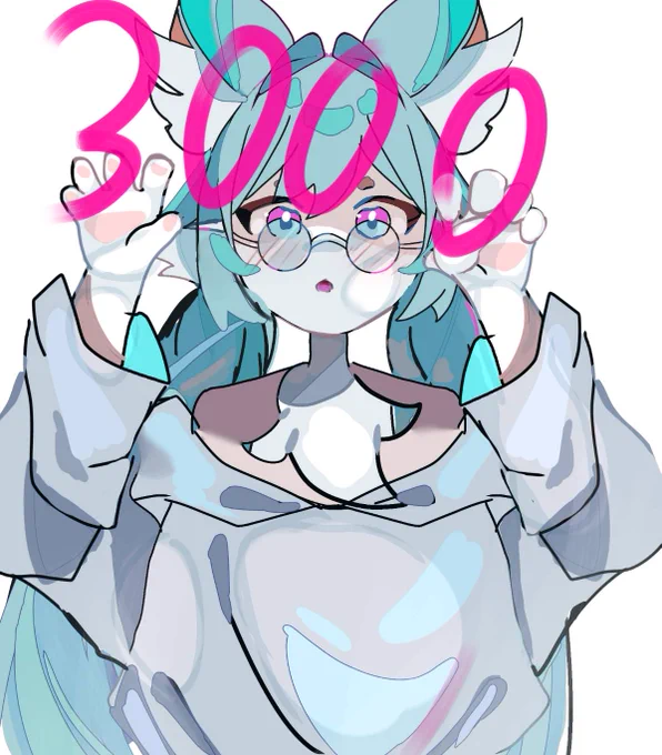 フォロワー3000人ありがとうございます