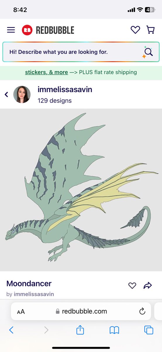 artbymsav's tweet photo. if anyone likes GOT/HOTD, check out my redbubble! I only have 4 dragons up right now but I plan on making all of the ones we have seen in both shows eventually (I also have other related designs there besides dragons as well!) https://t.co/QMaNsHzmjw https://t.co/x4GEKGAoxz