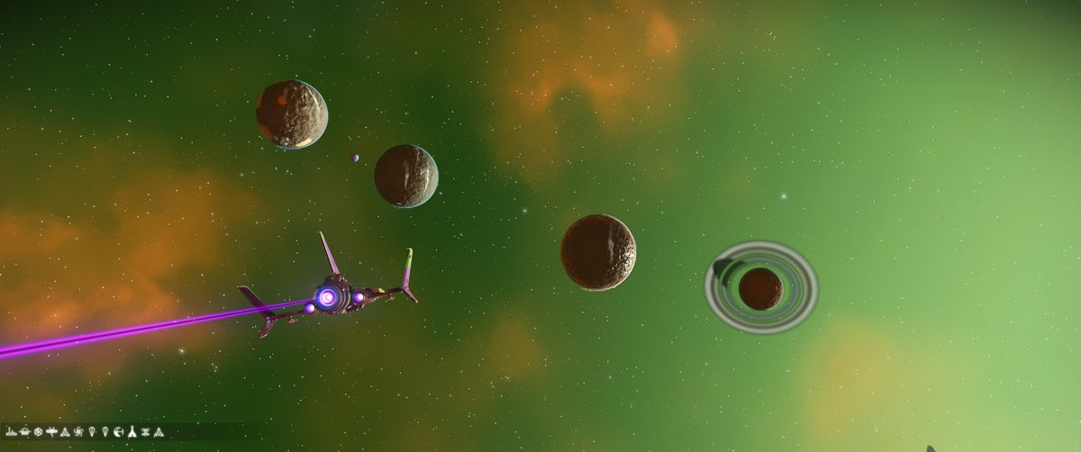 Cool planetary alignment in Calypso! 

#NoMansSkyWorlds <a href="/NoMansSky/">Sean Murray</a>