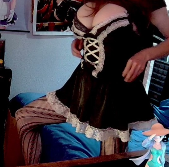 FemMaidBoy's tweet photo. Big Booba Maid ♥
Lewd cringe shit show ♥
come say hiya in stream 
https://t.co/otGRFyE3zs

Spicy stuff ♥
https://t.co/DKeHgssxFU

#Onlyfan #femboy #lewd #cringe #maid #stockings #feet #bigboob #fishnets #catgirl #smallstreamer #cosplay #LGBTQIA https://t.co/XvR4NhKqQK