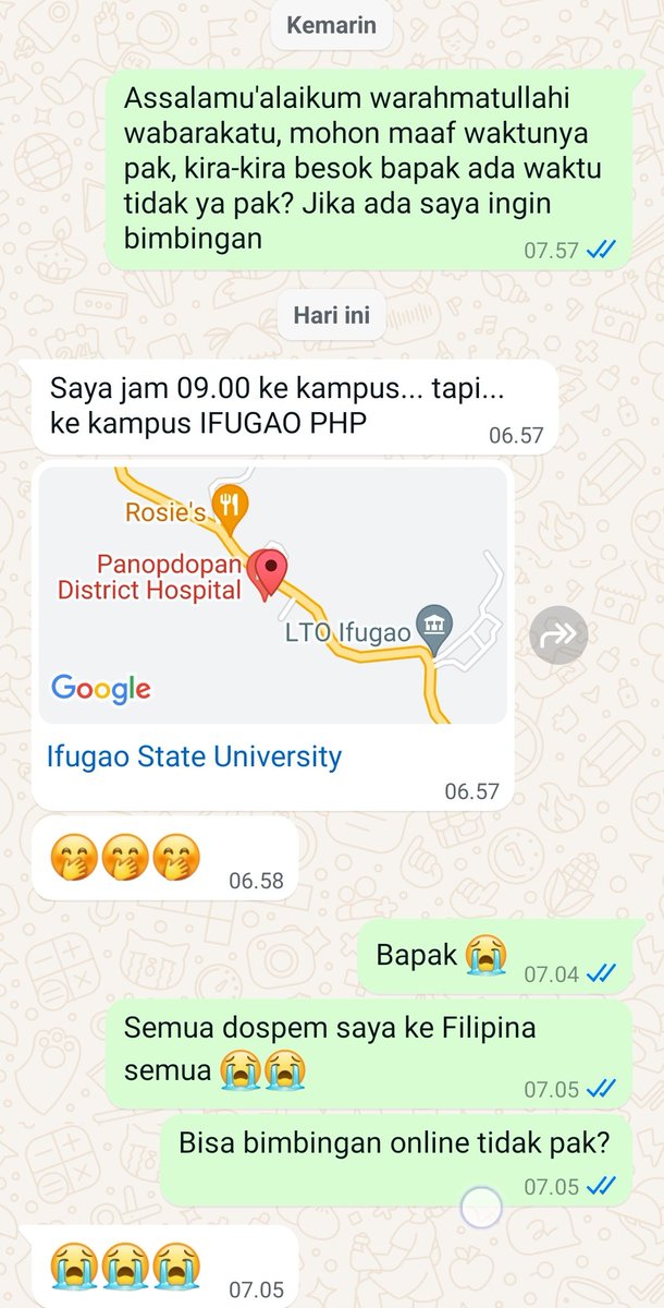Lengah dikit dospem udah di Filipina 😭