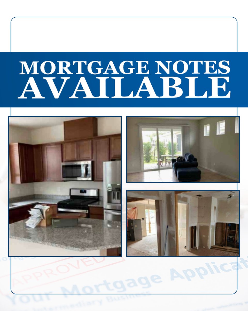 This could be your chance to discover your next best investment!

AVAILABLE MORTGAGE NOTES:
Access exclusive real estate lending opportunities through our platform. Choose from diverse property types, loan amounts, and terms to build your portfolio your own way! Each note is p...