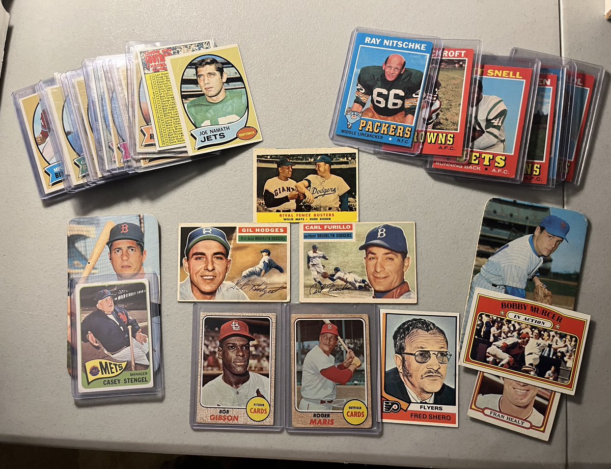 After a quiet couple months on the collecting front, an LCS visit, a card show, a couple of eBay purchases, and hobby superstar @andyt813 made this quite the weekend haul.