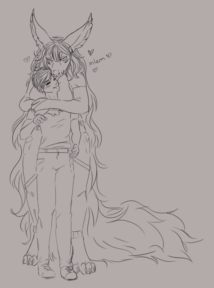 MadDog loves her little Husband lots of Mlems

#furry #furryart #furryartwork #anthroart #anthroartist #furryartist #art #sketches #sketch #doodle #furryfandom