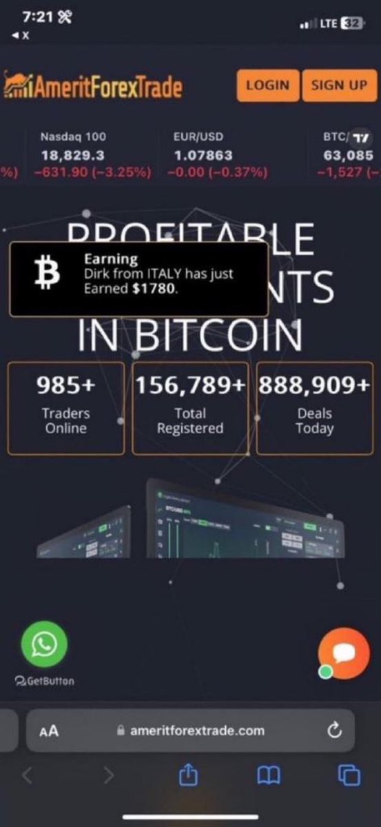 AlfredParnes's tweet photo. Beware of this scam platform: #ameritforex #amerit #ameritforextrade, #Sharbix #Fisbit #Cixbit. Stop paying any more withdrawal fees or taxes. If you’ve already invested in this platform, DM me now for withdrawal assistance! https://t.co/eTAZoWt7gL