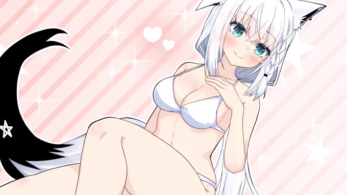 この水着フブちゃん、盛りすぎたか…?って思ったし実際コメント欄でもデカくね?って突っ込まれてたけど、みとママも同じくらい盛るぺこしてたのでセーフです 