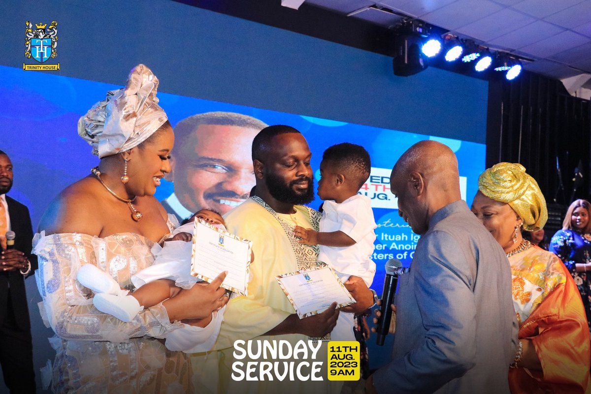 trinityhouseng's tweet photo. We have come to thank God for this bundle of joy that we are blessed to have in our family.
God Be Praised❗
#trinityhouse
#zioncentre
#believe
#sunday
#sundayservice
#2ndsundayofaugust
#god
#jesus
#worship
#praise
#prayer
#word
#familysundayservice
#pastorituahighodalo https://t.co/tBLOJA2FA6