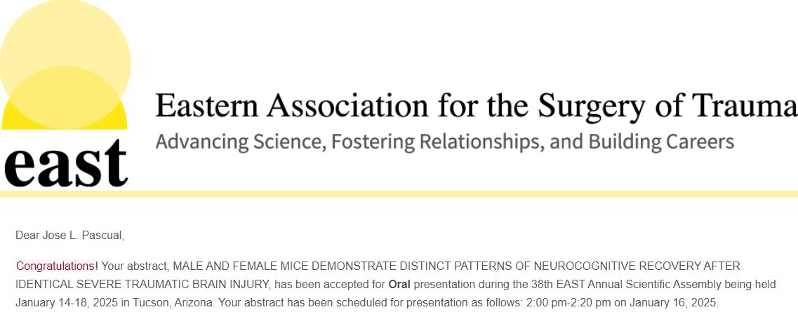 Patricia Santos Carlin, MD (@patyscarlin) on Twitter photo I am thrilled to announce that my abstract was accepted for an oral presentation at the Eastern Association for the Surgery of Trauma next January. More than happy. <a href="/JPascual2016/">Jose Pascual</a> <a href="/UPennTrauma/">UPenn Trauma</a> <a href="/AAPPHealth/">American Association of Peruvian Physicians (AAPP)</a> <a href="/ProjectImg/">Project IMG ™</a> I am thrilled to announce that my abstract was accepted for an oral presentation at the Eastern Association for the Surgery of Trauma next January. More than happy. <a href="/JPascual2016/">Jose Pascual</a> <a href="/UPennTrauma/">UPenn Trauma</a> <a href="/AAPPHealth/">American Association of Peruvian Physicians (AAPP)</a> <a href="/ProjectImg/">Project IMG ™</a>