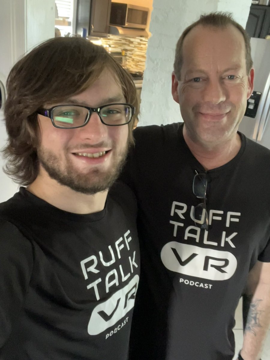 We had another great day in studio recording this weeks podcast episode! Just one episode each week these next two weeks due to preparation for Gamescom but we will be back with lots of fun! And we still have a new podcast edition of VR news tomorrow! Stay tuned! #RuffTalkVR