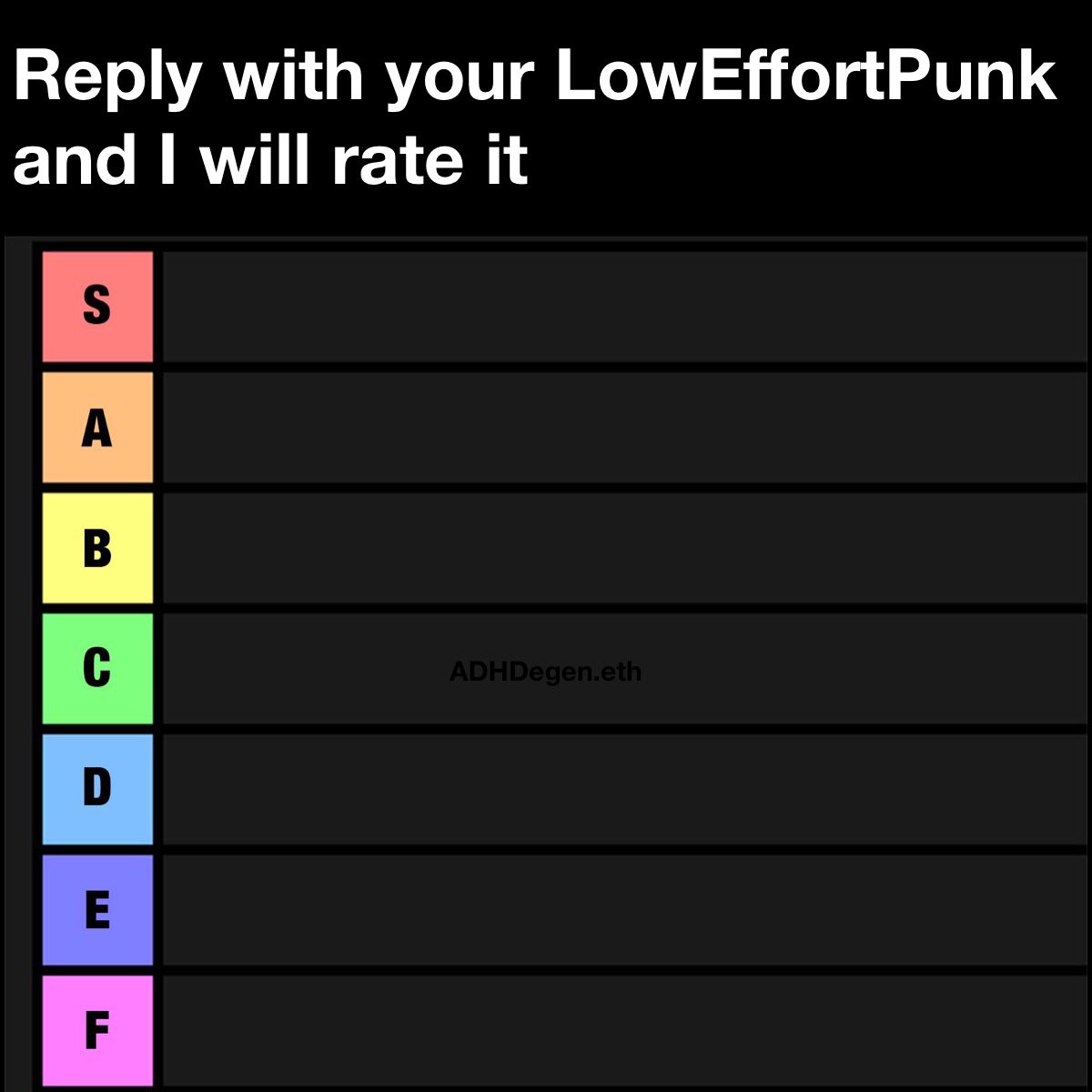 ADHDegen's tweet photo. Let’s go @LowEffortPunks 🫡 https://t.co/Wv1A2zYtK7