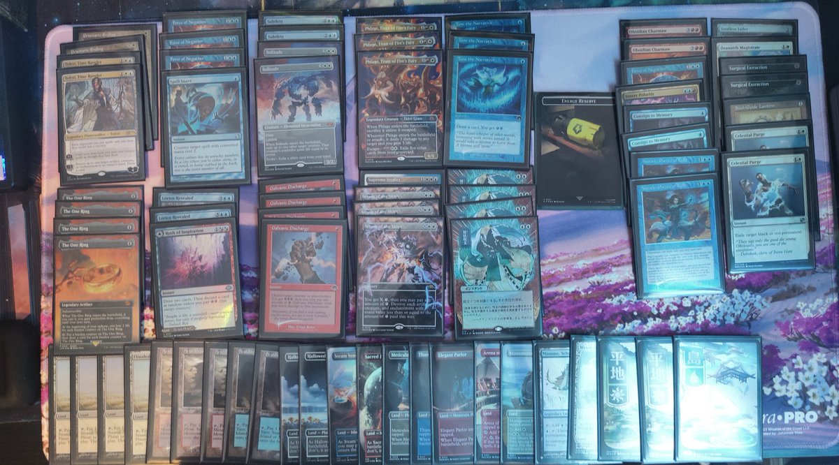 Kigallrain's tweet photo. Queued for round 8 in Ottawa with pretty stock jeskai. The deck is medium+.
Rd 1 : 4c control 😿😿
Rd 2 : Nadu 😺😺
Rd 3 : Living end 😿😺😺
Rd 4 : UB frogtide 😺😿😺
Rd 5 : drew
QF: Merfolk 😺😿😺
SF: went home https://t.co/v8zkLMUPaY