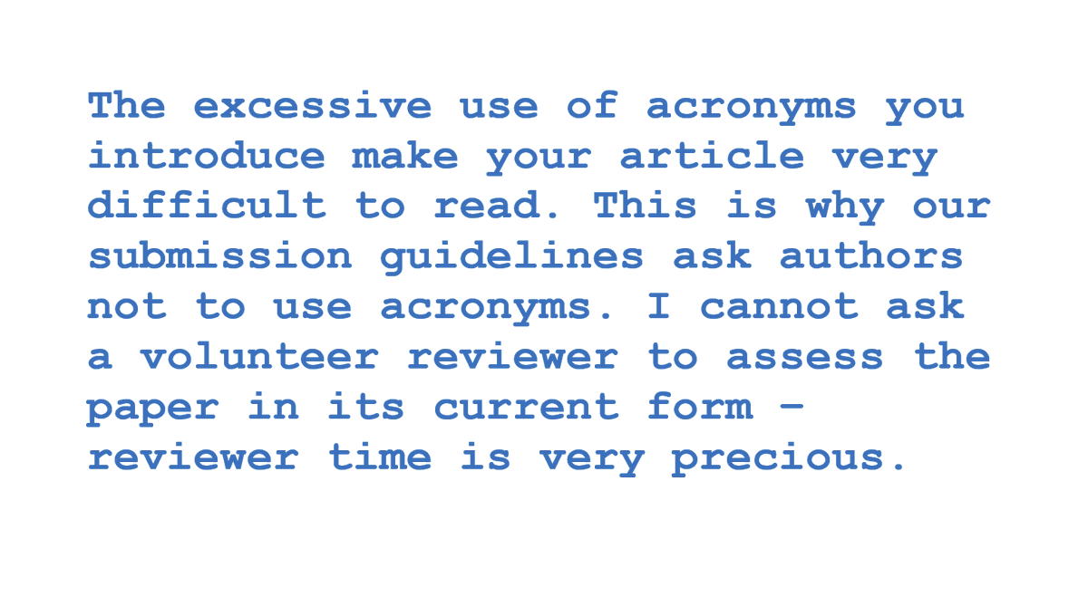 SaraDolnicar's tweet photo. #editorobservation 

The purpose of submission guidelines is not to annoy authors.

At @AnnTourRes  we regularly give authors the opportunity to revise their submission to comply with the guidelines. Often they resubmit another non-compliant version, causing unnecessary delays. https://t.co/7BrL0DBrzd