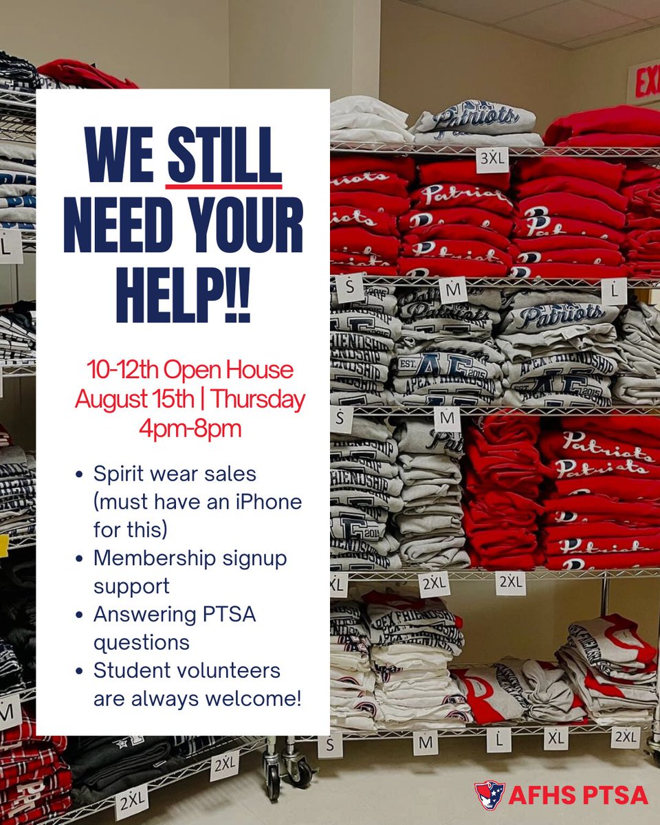 Apex Friendship High School PTSA tweet media