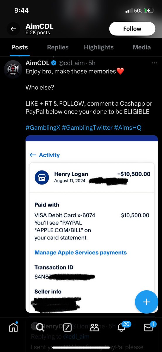 getmonah's tweet photo. Watch out who u gamble with @cdl_aim  @plusev https://t.co/4Itq8OfTLh