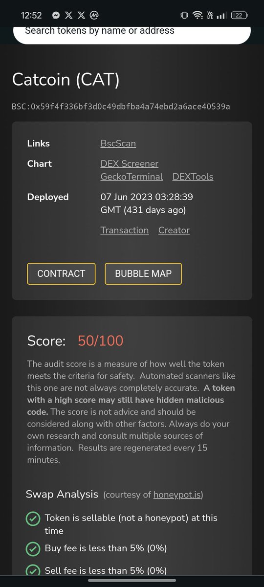 CoinWiz3five7's tweet photo. @catarmy_rise Dear developers, what are your actions with this issue? You should be transparent to the community if you want to build trust, you should do your part as a developer and we will do our part as investors and part of #Catcoin community. Hope you notice this message. $CAT @catcoin https://t.co/Q2wqtwvYx7