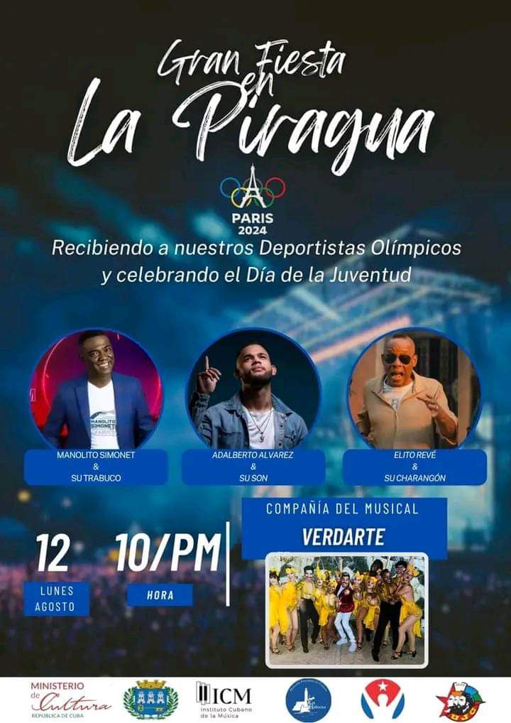 DirectEducaHab's tweet photo. Se prepara La Piragua para la Gran Fiesta  de mañana 12/8,  en saludo al día internacional de la  juventud, el recibimiento a nuestros deportistas olímpicos y el cumpleaños 98 de nuestro #Fidel. 
Desde las 5:00 pm, Fiesta Infantil con la Compañía Verdarte. 
#LaHabanaViveEnMí https://t.co/RpETJy8k8K