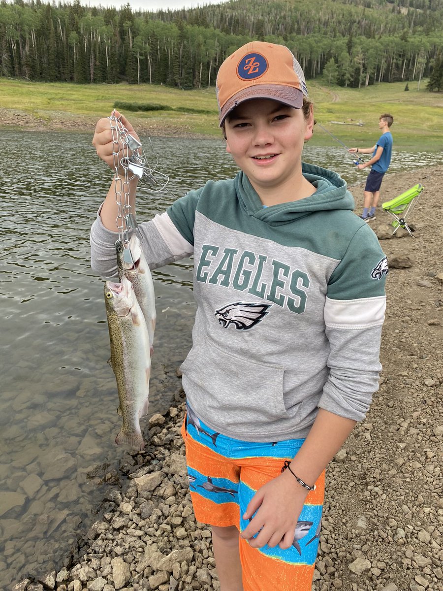 ClintRising's tweet photo. Wrapping up the summer before everyone back to school. Spent some time in the high country. Camping, fishing, and enjoying being with my sons at 10,000 ft. https://t.co/YnplDF0BPe