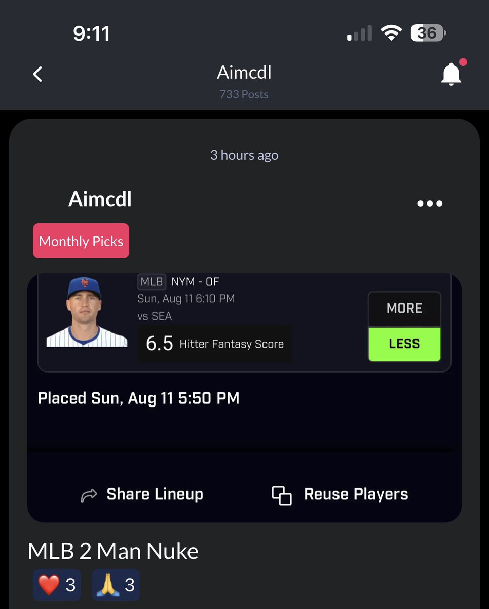PREMIUM CASHED A MLB 2 MAN NUKE FOR $900,000💰🪬💯

Picking 100 random followers to send $5,000+ to send on vacation before the summer ends❤️

MUST: LIKE + RT &amp; FOLLOW TO BE ELIGIBLE

👇🏼JOIN PREMIUM NOW
fanbasis.com/cdl_aim

#GamblingX #GambingTwitter #AimsHQ #PrizePicksMLB