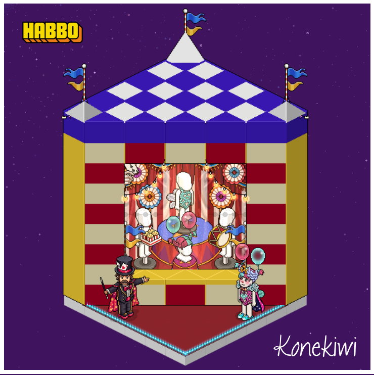 🎪Sorteo ropa del circo pixel🎪

🏆-2 ganadores 🏆

🎪Requisitos para concursar🎪
-Haz RT y “Me gusta” a este post 💖
-Seguirme <a href="/Konekiwi/">𝑲𝒐𝒏𝒆𝒌𝒊𝒘𝒊</a> 💖
-Etiqueta 2 amigos y comenta #Habbo 🫂

Solo válido para habbo.es 🇪🇸
Termina en una semana 🗓️
Mucha Suerte☘️