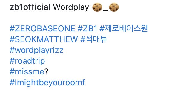 myseokryudan's tweet photo. "# wordplay rizz
# road trip
# miss me?
# I might be your oomf"

GIRL NOT MATTHEW SAYING OOMF??? https://t.co/qSz0sW9a89