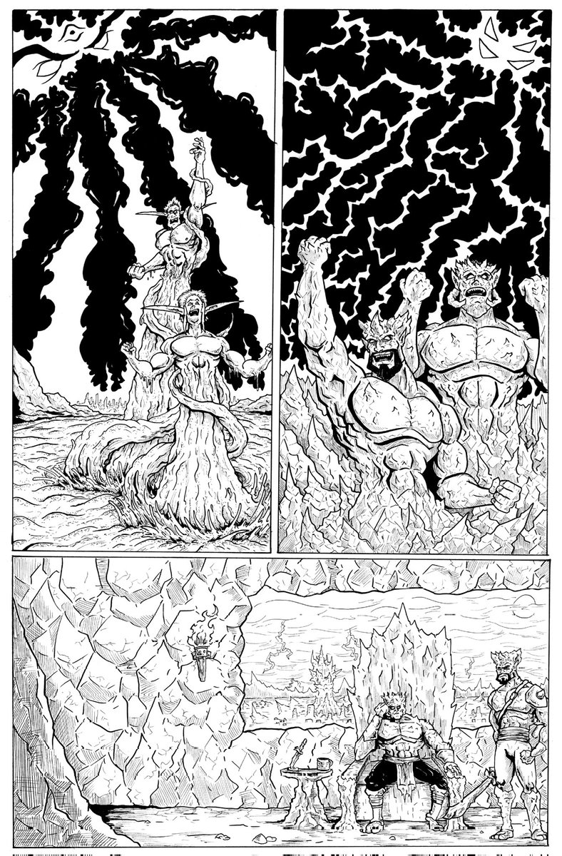 JakeBostain's tweet photo. Last time I posted I was working on my 60 page comic. All the arts done and I have 30 more pages to word. https://t.co/BlneiyoFJx