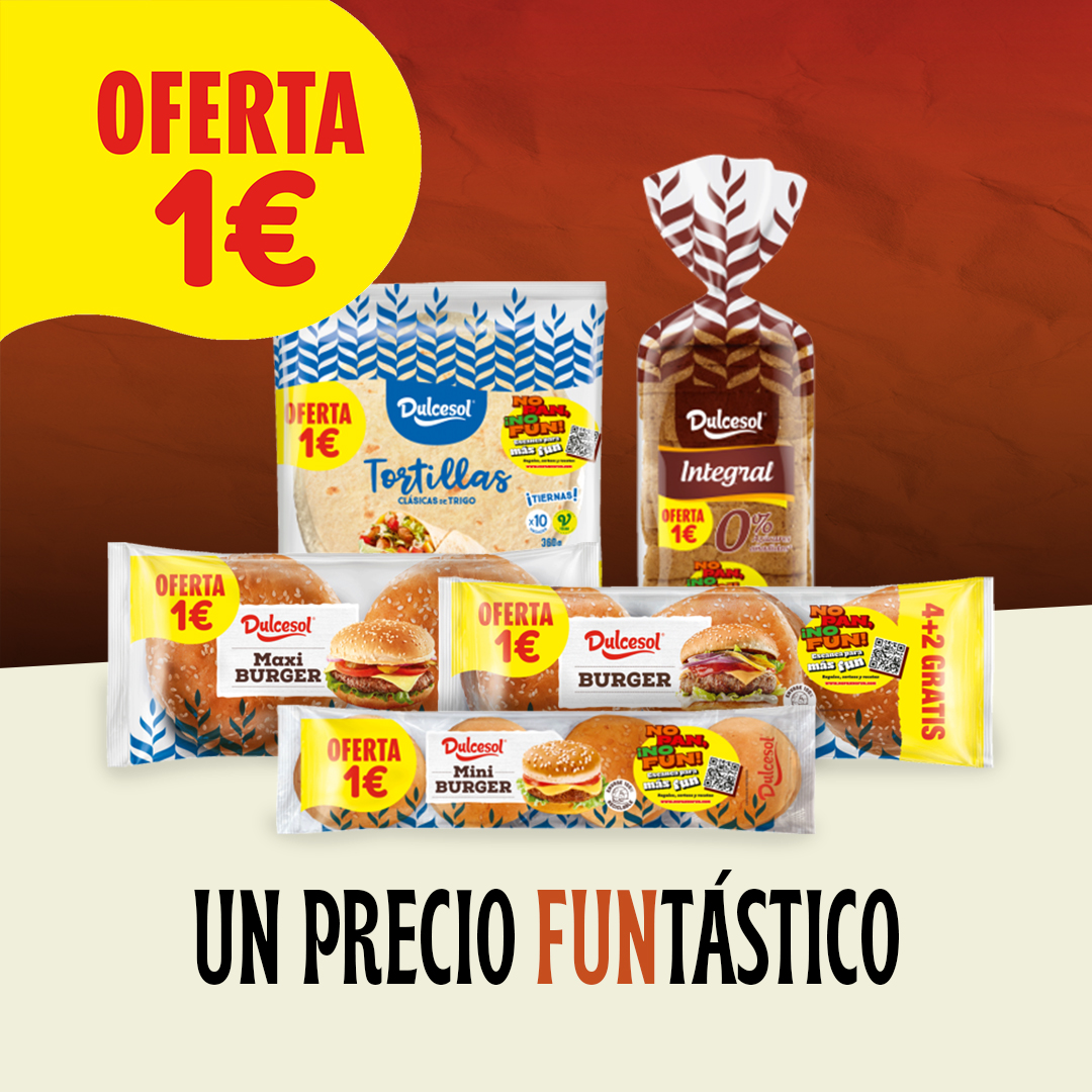 vickyfoods's tweet photo. ¿A qué estás esperando para organizar la próxima barbacoa? ¡Los productos #NoPanNoFun de #Dulcesol por solo 1 €! 🌭🍔🌮 #FelizLunes #BuenosDías https://t.co/Al7i6Gl0pO