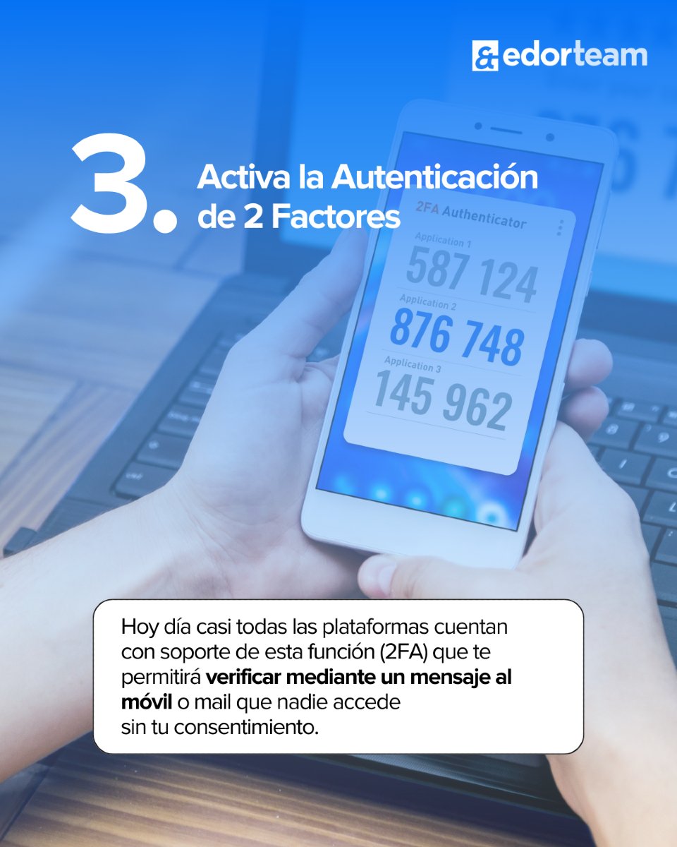 edorteam's tweet photo. 🌞🏖️ ¡Las vacaciones están para relajarse, pero no te olvides de la seguridad!

En Edorteam te queremos dar estos consejos que pueden ser clave para la seguridad de tus datos y evitar fraudes durante tus días de descanso.

#Edorteam #Protecciondedatos #Seguridad https://t.co/V3eZ0u65ht
