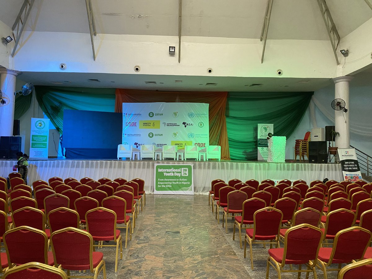 #Food #Climate #Biodiversity #Development (@gifsep4climate) on Twitter photo All set for #InternationalYouthDay in #Abuja #Nigeria
Put together by <a href="/oxfaminnigeria/">Oxfam in Nigeria</a> GIFSEP and <a href="/NGYouthSDGs/">#NGYouthSDGs | Nigeria Youth SDGs</a>
Celebrating young Nigerians:
Even if no one sees you, your work is remarkable.
#IYD2024
#YouthLeadership
#YouthDay
#YouthPower
#YOUTH All set for #InternationalYouthDay in #Abuja #Nigeria
Put together by <a href="/oxfaminnigeria/">Oxfam in Nigeria</a> GIFSEP and <a href="/NGYouthSDGs/">#NGYouthSDGs | Nigeria Youth SDGs</a>
Celebrating young Nigerians:
Even if no one sees you, your work is remarkable.
#IYD2024
#YouthLeadership
#YouthDay
#YouthPower
#YOUTH