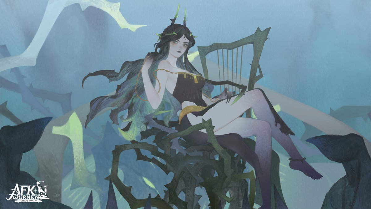 「AFKジャーニー()よりセシアを描かせていただきました。艶のあるしぐさが魅力的で」|またよしのイラスト