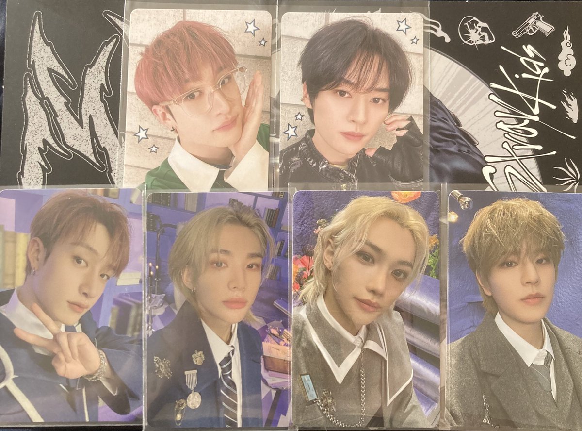 StrayKids スキズ トレカ magic school ペンミ
譲)写真バンチャン リノ ヒョンジン フィリックス スンミン
求)ハン🐿️

郵送希望です