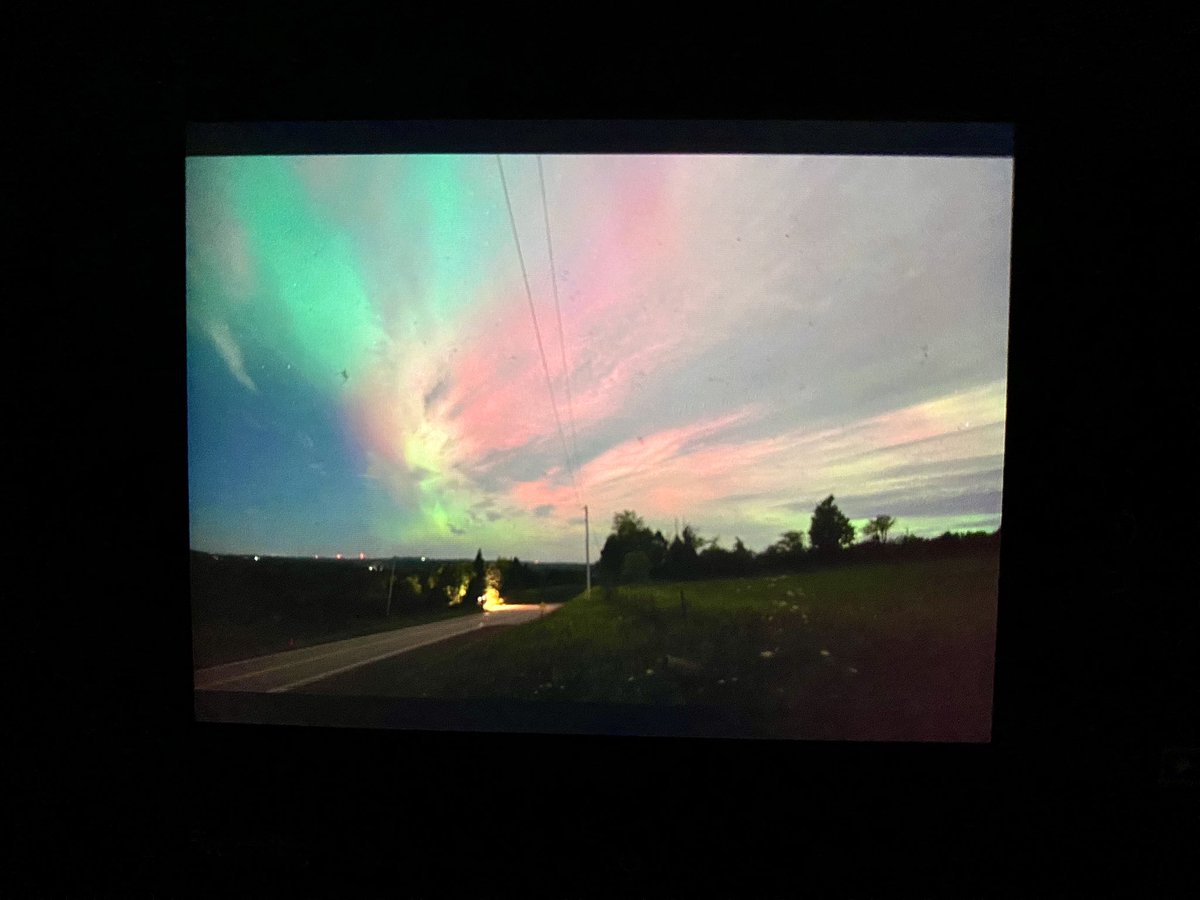 Nice night for the aurora. #Auroraborealis #solar #northernlights
