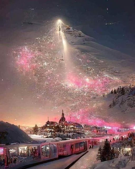 On a starlight night of beauty
