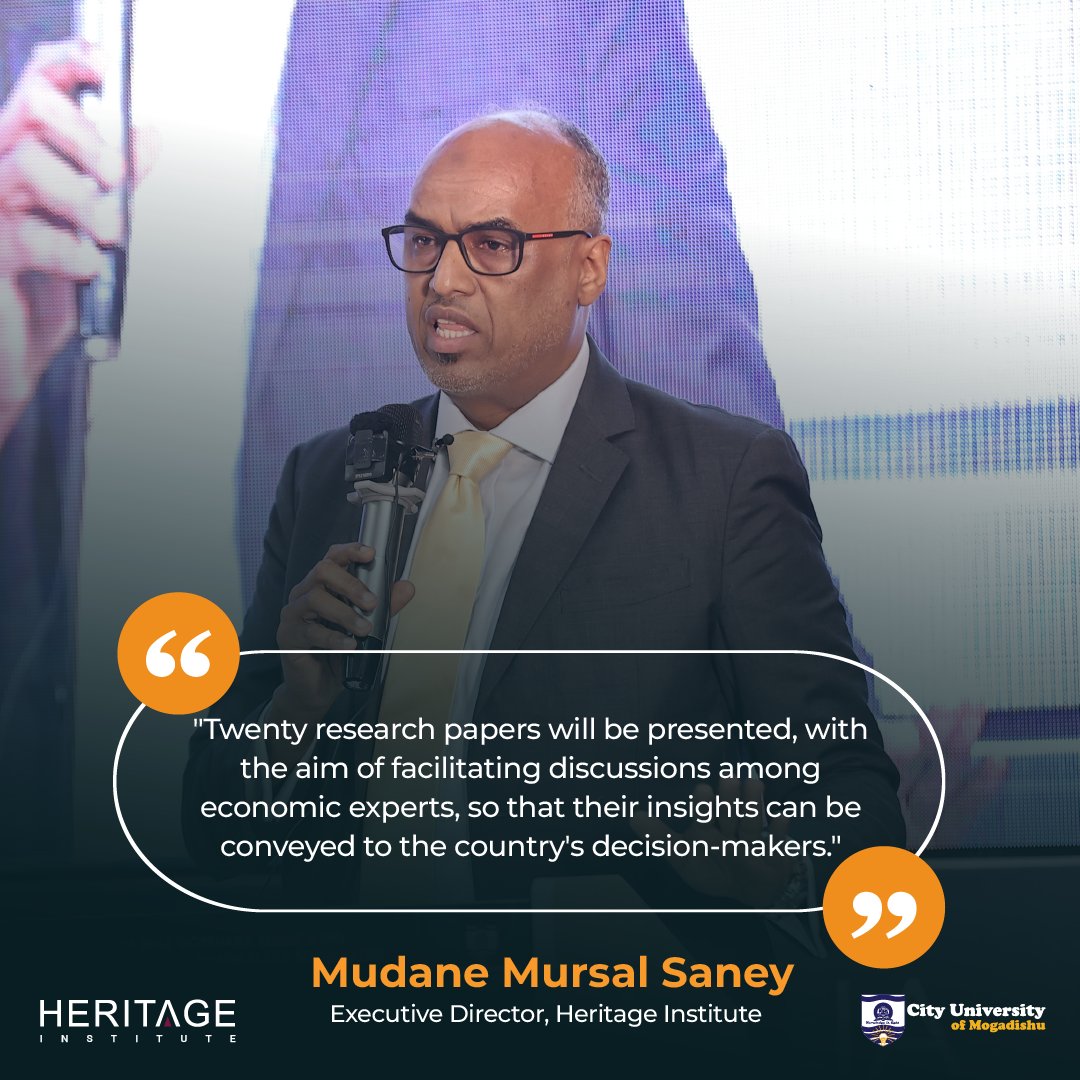 Astaan_LTD's tweet image. &quot;Twenty research papers will be presented, with the aim of facilitating discussions among economic experts, so that their insights can be conveyed to the country&apos;s decision-makers.&quot; —Mursal Saney, Executive Director, Heritage Institute

#SDF2024  
#SomaliaDevelopment  
#PostHipc…