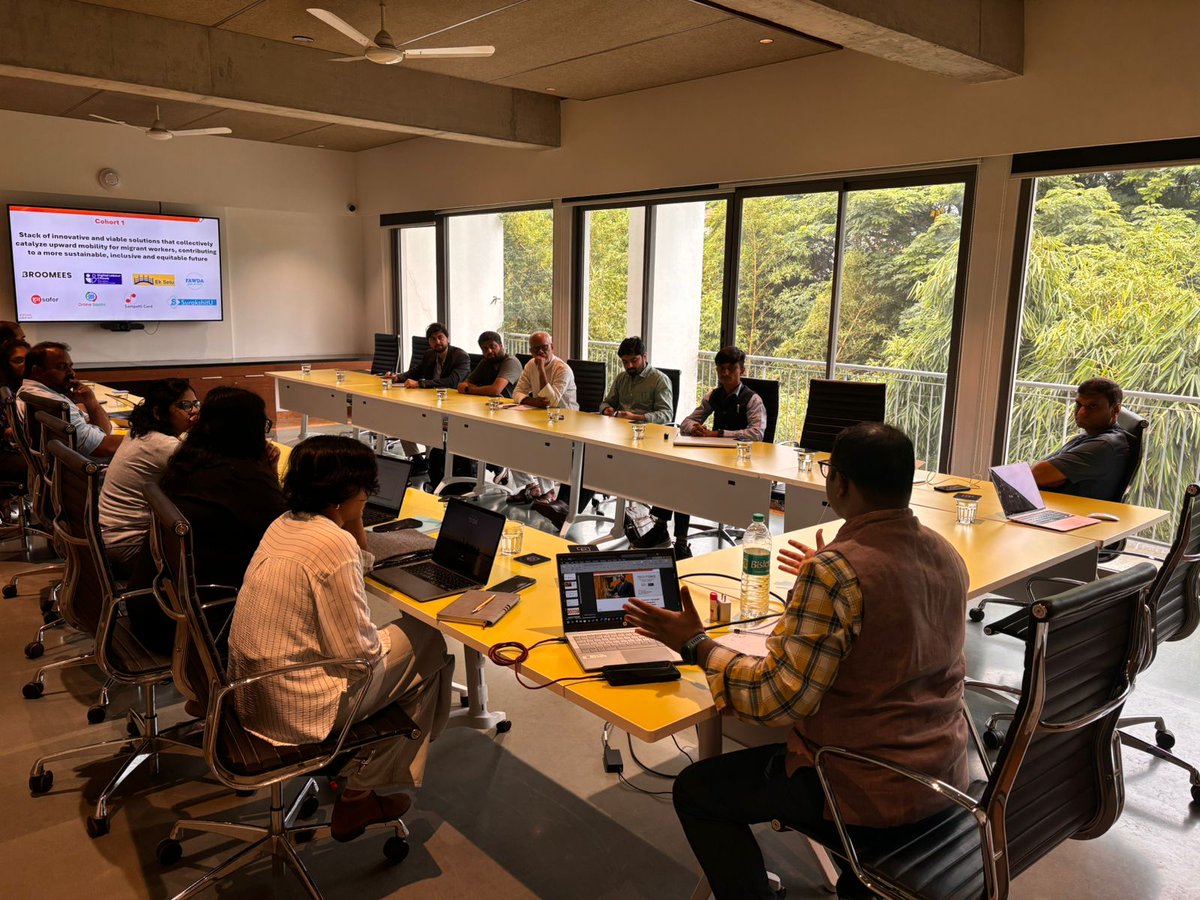 SocialAlphaIN's tweet photo. The Future Ready Migrant Workforce Accelerator kicked off with an intensive bootcamp. Our new cohort of start-ups are ready to develop innovative solutions to enhance upward mobility for migrant workers.

#InvestedInImpact #MigrantWorkforce 

@Manoj_Malgharia https://t.co/P7xthn6PNi