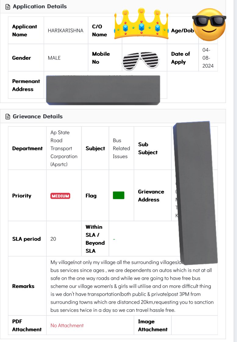 Hariwords's tweet photo. After filing a complaint (PGRS) regarding the bus service to my village, the issue was resolved within a week and we received bus service.

Thank you @naralokesh Anna ,thank you for the quick response @apsrtc ,@ramprasadreddy_ 

@ncbn @JaiTDP #TDPTwitter https://t.co/qBHgLpMp1p