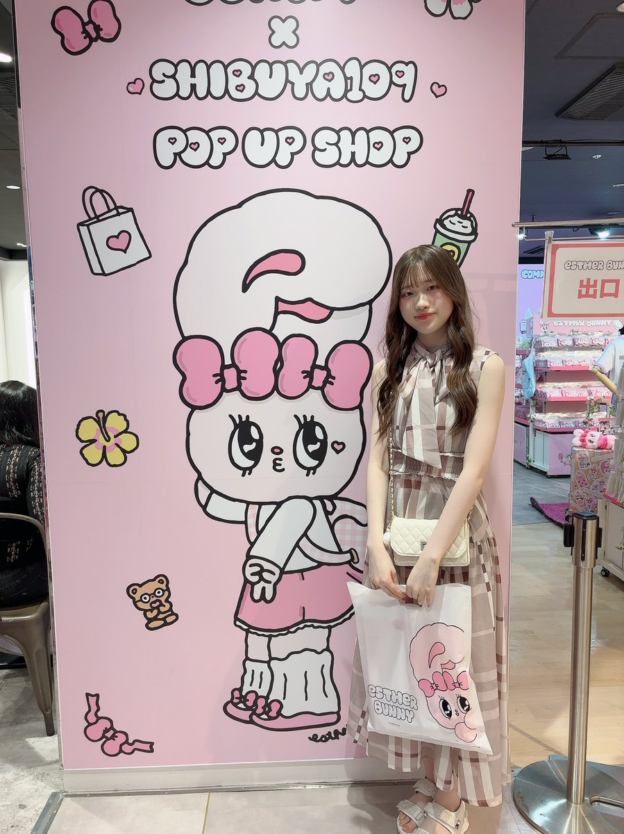 今日は渋谷109で開催されている #エスターバニー のポップアップストア