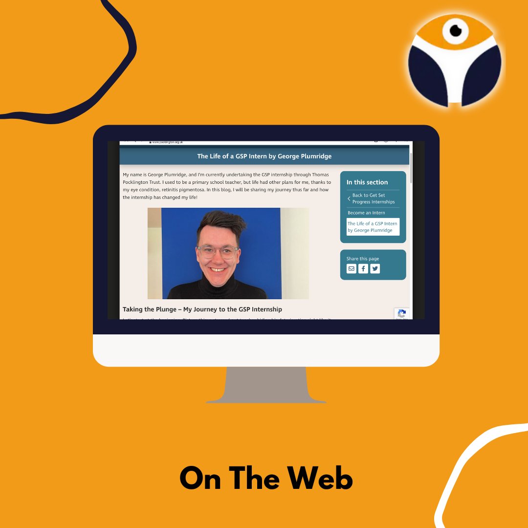 George Plumridge shares his transformative experience as a GSP intern through the Thomas Pocklington Trust. 

For more details, you can read the full article at pocklington.org.uk/employment/int…

You can hear more from George open.spotify.com/episode/4ntKqM…

#Inclusion #Accessibility #Confidence