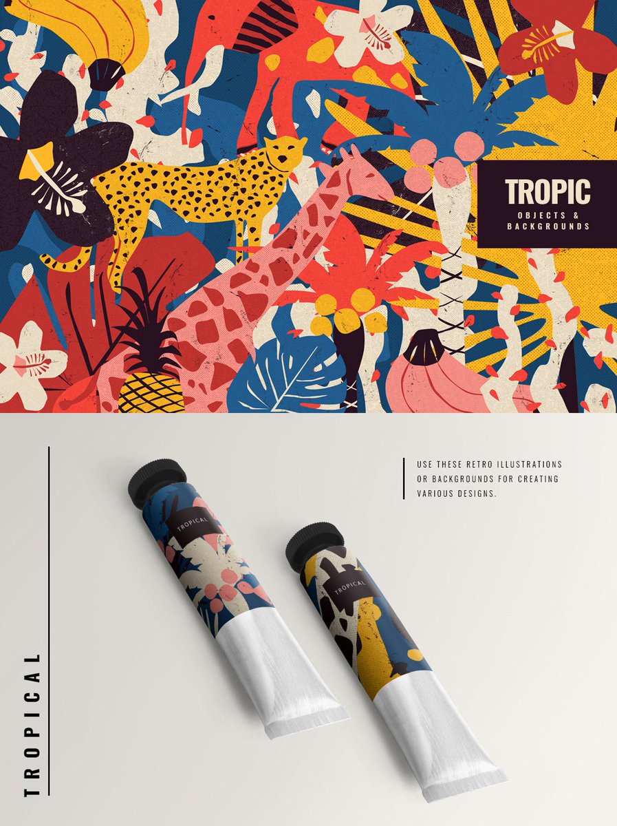 YouWorkForThem's tweet photo. Tropical Patterns: Bringing Nature's Beauty to Your Creation 🍃
Perfect for designers looking to infuse their work with the lush, exotic feel of tropical environments.
🍀 Let your designs bloom.
🔗 https://t.co/AwNKWvKRec
#TropicalPatterns #GraphicDesign #NatureInspired https://t.co/RwamwRazXl