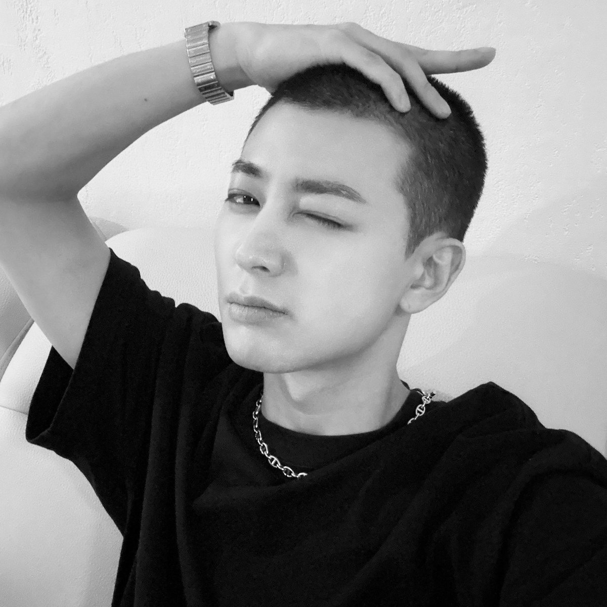 yunhyeong:                         also yunhyeong
                                                   after shaving
                                                       his head: