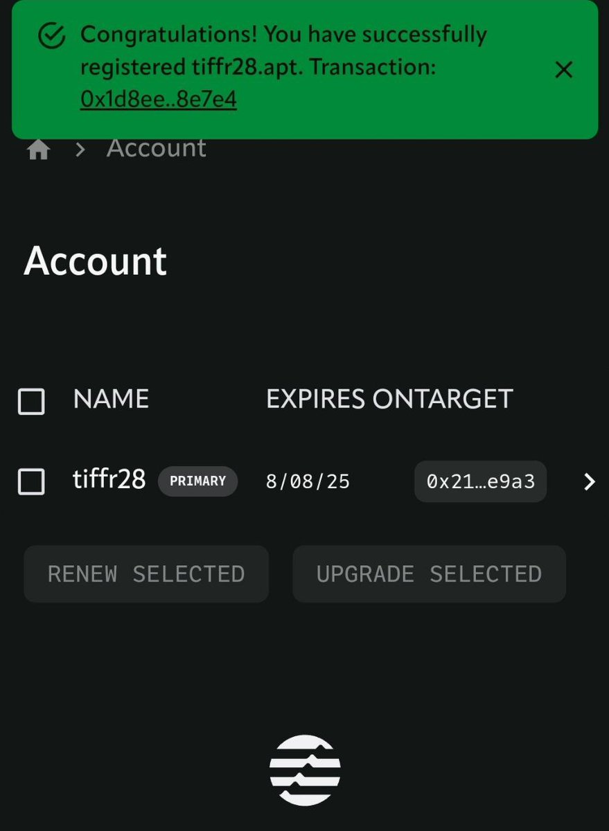 I've just acquired my first Aptos name with ANS! Check it out and reserve your Aptos username today before someone else picks it up! <a href="/aptosnames/">aptosnames.apt | Aptos Name Service</a> @jambotechnology