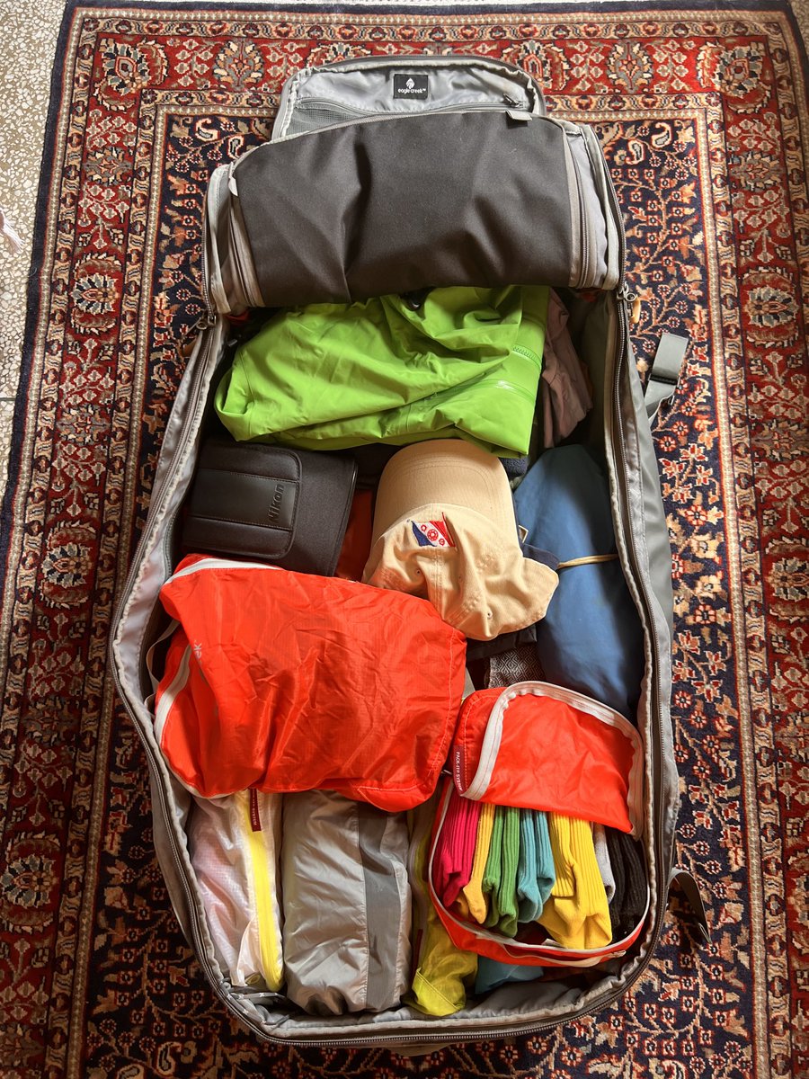 Leaving for a trans Himalaya overland journey from Kashmir to Ladakh to Zanskar and onto Himachal - when your wife intervenes in a duffel packing 😊
Never been neater
⁦⁩ <a href="/ExplorersClub/">The Explorers Club</a>⁩ ⁦<a href="/ibexexpeditions/">Ibex Expeditions</a>⁩ ⁦<a href="/RTSOI_Tweets/">RTSOI_Tweets</a>⁩ ⁦<a href="/ATOAIexplore/">ATOAI</a>⁩