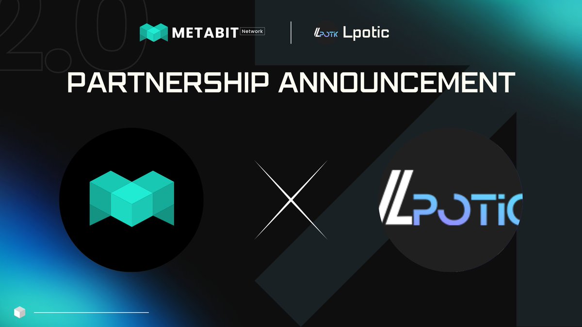 🚀 Partnership Announcement!  
🤝We’re excited to announce our collaboration with @Lpotic_E, an innovative non-custodial decentralized derivatives exchange!  
✨Together, we’re committed to advancing the future of decentralized finance, bringing more security, efficiency, and